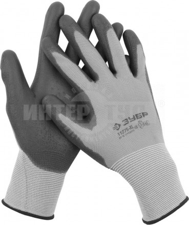 Перчатки ЗУБР "МАСТЕР" для точных работ с полиуретановым покрытием, размер L (9) [2]  купить в Хабаровске