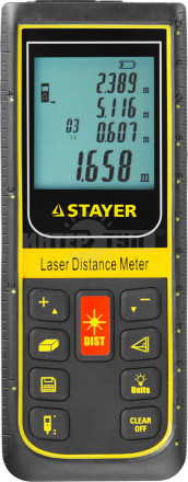 Дальномер STAYER "PROFI" лазерный, "SDL-100", точность 2мм, дальность 100м [4]  купить в Хабаровске