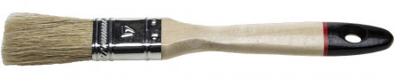 Кисть плоская STAYER "UNIVERSAL-EURO", светлая натуральная щетина, деревянная ручка, 25мм [2]  купить в Хабаровске