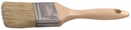 Кисть плоская STAYER "UNIVERSAL-LUX", светлая натуральная щетина, деревянная ручка, 63мм купить в Хабаровске