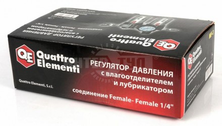 Регулятор давления QUATTRO ELEMENTI MF-3, с лубрикатором и фильтром, разъем EURO QE ( QUATTRO ELEMENTI ) [3]  купить в Хабаровске