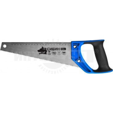 Ножовка по дереву компактная (пила) СИБИН ТУЛБОКС 300 мм, шаг 9 TPI (3 мм) купить в Хабаровске