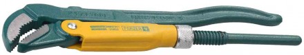 Ключ KRAFTOOL трубный, рычажный, тип "PANZER-V", изогнутые губки, цельнокованный, Cr-V сталь, 1/2"/2 купить в Хабаровске
