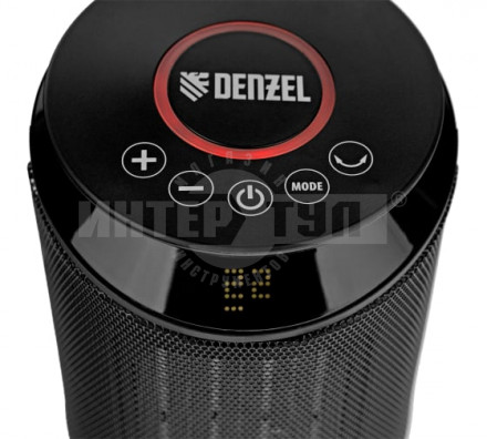 Тепловентилятор керамический DTFC-2000X, 2 кВт, wi-fi, пульт, динамик, вращение, 3 реж. // Denzel [3]  купить в Хабаровске