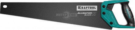 Ножовка для точного реза "Alligator BLACK", 500 мм, 11 TPI 3D зуб, KRAFTOOL [2]  купить в Хабаровске