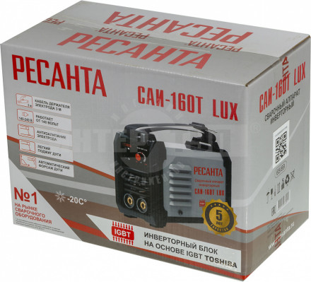 Сварочный аппарат инверторный САИ-160Т LUX Ресанта [2]  купить в Хабаровске