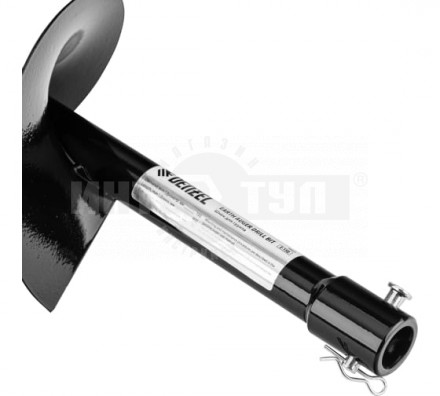 Шнек для грунта E-150, диаметр 150мм, длина 800мм,соединение 20мм, несъёмный нож// Denzel [3]  купить в Хабаровске