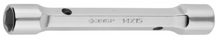 Ключ торцовый ЗУБР "МАСТЕР" двухсторонний, усиленный, шестигранный профиль, 8х9мм купить в Хабаровске