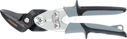 Ножницы по металлуPIRANHAусиленные,255 мм,прямой и левый рез,сталь-СrMo,двухкомп.рукоятки//GROSS купить в Хабаровске