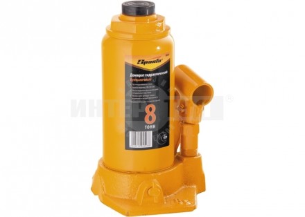 Домкрат гидравлический бутылочный, 8 т, h подъема 200-385 мм// SPARTA [2]  купить в Хабаровске