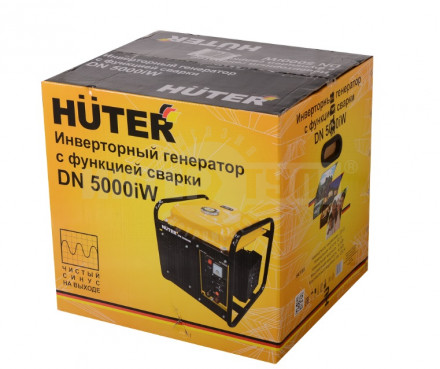 Электрогенератор инверторный DN 5000iW, с функцией сварки Huter [4]  купить в Хабаровске