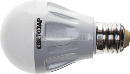 Лампа СВЕТОЗАР светодиодная "LED technology", цоколь E27(стандарт), теплый белый свет (2700К), 220В, [2]  купить в Хабаровске
