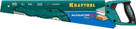 Ножовка универсальная "Alligator 7", 400 мм, 7 TPI 3D зуб, KRAFTOOL купить в Хабаровске