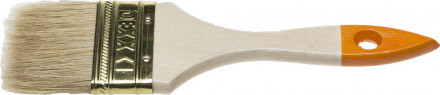 Кисть флейцевая DEXX "ПРАКТИК", деревянная ручка, натуральная щетина, индивидуальная упаковка, 63мм [2]  купить в Хабаровске