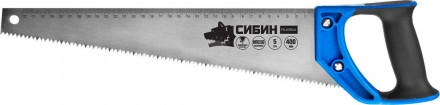 Ножовка по дереву (пила) СИБИН 400 мм, шаг 5 TPI (4,5 мм) [2]  купить в Хабаровске
