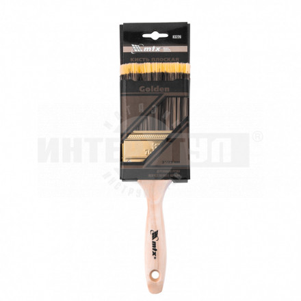 Кисть плоская Golden 3, искусственная щетина, деревянная ручка / Matrix [3]  купить в Хабаровске