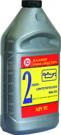 Масло 2такт полусинт 1л (130602) Калибр купить в Хабаровске