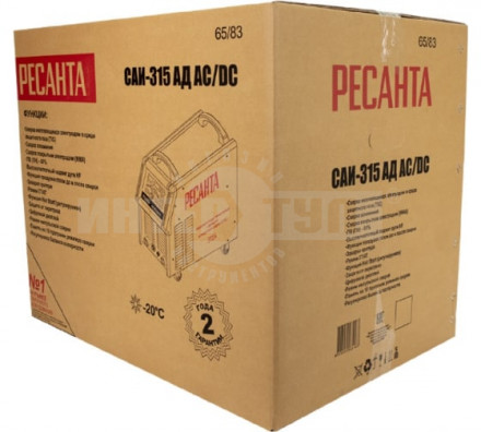 Сварочный аппарат инверторный САИ- 315АД (АС/DC) Ресанта [5]  купить в Хабаровске