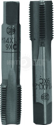 Метчик ручной "Калибр" М10х1,0 мм, комплект 2 шт.(9хС) купить в Хабаровске