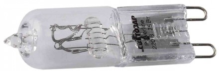 Лампа галогенная СВЕТОЗАР капсульная, прозрачное стекло, цоколь G9, диаметр 13мм, 75Вт, 220В купить в Хабаровске