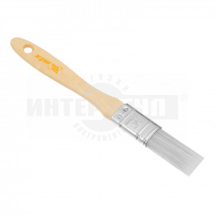 Кисть плоская для лаков "Евро" 3/4", искусственная щетина, деревянная ручка// MTX купить в Хабаровске