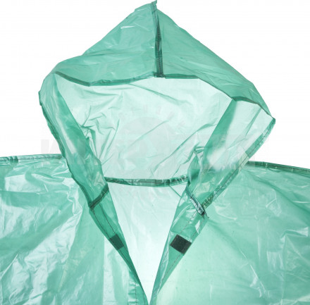 Плащ-дождевик STAYER "MASTER", материал - полиэтилен, универсальный размер, зеленый цвет [6]  купить в Хабаровске
