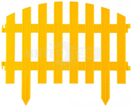 Забор декоративный GRINDA "АР ДЕКО", 28x300см, желтый [2]  купить в Хабаровске
