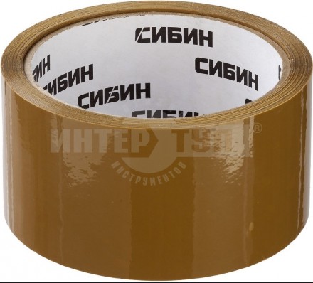 Клейкая лента СИБИН 12057-50-50 коричневая 48мм х 50м купить в Хабаровске