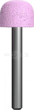Шарошка абразивная ПРАКТИКА оксид алюминия, закругленная 19х16 мм, хвост 6 мм, блистер ПРАКТИКА купить в Хабаровске