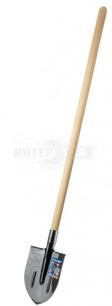 Штыковая лопата c ребрами жесткости ЗУБР ПРОФИ-5, ЛКО, деревянный черенок, 1450 мм купить в Хабаровске