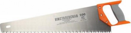 Ножовка "ИЖ" "ПРЕМИУМ" по дереву с двухкомпонентной пластиковой рукояткой, шаг 6,5мм, 500мм купить в Хабаровске