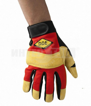 Перчатки кожа спандекс M vibro-PROTECT DDE [3]  купить в Хабаровске