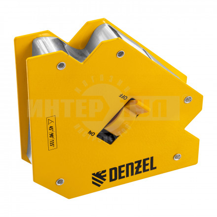 Фиксатор магнитный отключаемый для сварочных работ усилие 55 LB, 45х90х135 град.// Denzel [2]  купить в Хабаровске