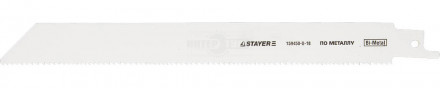 Полотно STAYER S1122VF к саб эл.ножов Bi-Met,универс с перем шаг зубьев,дерев с гвозд,металл,пластик [2]  купить в Хабаровске