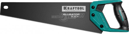 Ножовка для точного реза "Alligator BLACK", 400 мм, 11 TPI 3D зуб, KRAFTOOL [2]  купить в Хабаровске
