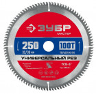 ЗУБР Универсальный рез 250 x 32/30мм 100Т, диск пильный по алюминию в Хабаровскe