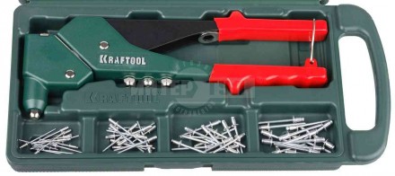 Заклепочник KRAFTOOL "EXPERT-360" поворотный 0-360 градусов, для алюминиевых заклепок, 3,2-4-4,8мм купить в Хабаровске