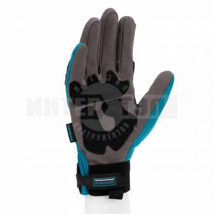 Перчатки универсальные комбинированные, с защитными накладками, STYLISH, размер M (8)// Gross [2]  купить в Хабаровске