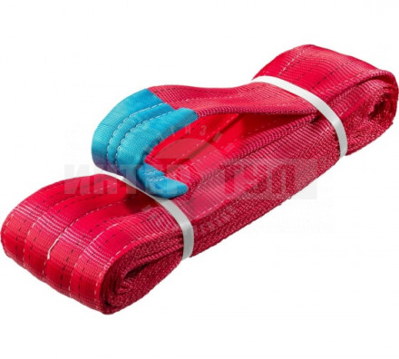 ЗУБР СТП-5/4 текстильный петлевой строп, красный, г/п 5 т, длина 4 м [2]  купить в Хабаровске