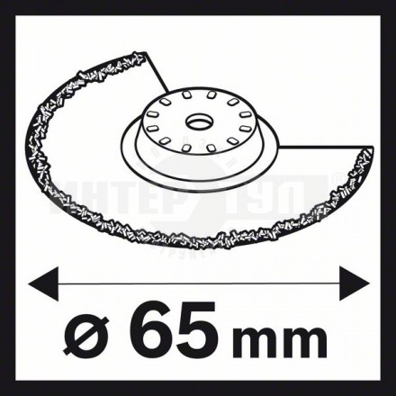 Сегментный пильный диск для узкого пропила HM-RIFF ACZ 65 RT 65 mm [6]  купить в Хабаровске