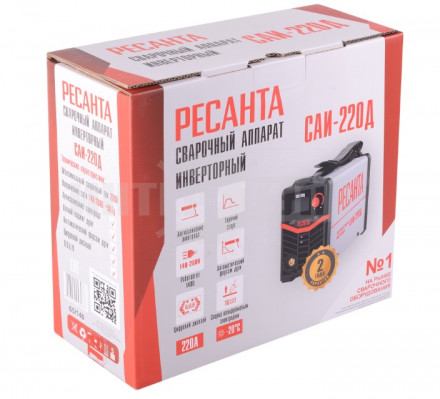 Сварочный аппарат инверторный САИ-220Д Ресанта [3]  купить в Хабаровске