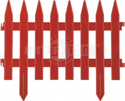 Забор декоративный GRINDA "КЛАССИКА", 28x300см, терракот [2]  купить в Хабаровске