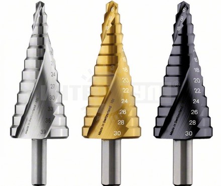 Ступенчатое сверло HSS 6 - 30 mm, 10,0 mm, 93,5 mm [3]  купить в Хабаровске