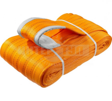 ЗУБР СТП-10/6 текстильный петлевой строп, оранжевый, г/п 10 т, длина 6 м [2]  купить в Хабаровске