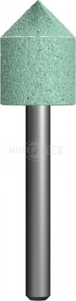 Шарошка абразивная ПРАКТИКА карбид кремния цилиндрическая заостренная 18х22 мм хвост 6 мм блистер купить в Хабаровске