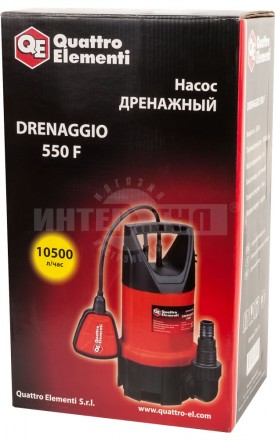 Насос погружной дренажный QE Drenaggio 550F [4]  купить в Хабаровске