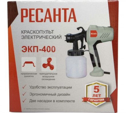Краскопульт электрический ЭКП-400 Ресанта [5]  купить в Хабаровске