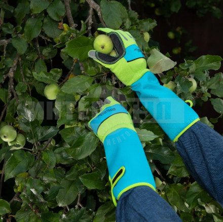 Перчатки садовые с удлинённой манжетой, размер 7, Luxe// Palisad [3]  купить в Хабаровске