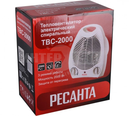 АКЦИЯ! Тепловентилятор ТВС-2000 Ресанта [5]  купить в Хабаровске