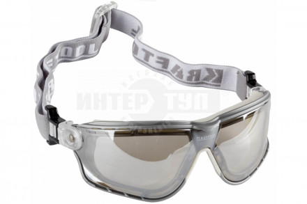 KRAFTOOL ASTRO Прозрачные, профессиональные защитные очки с резинкой, поликарбонатная монолинза, неп купить в Хабаровске